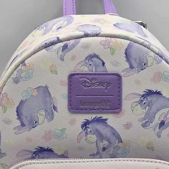 Loungefly Disney Winnie The Pooh Eeyore Floral Mini Backpack Set - Picture 8 of 12
